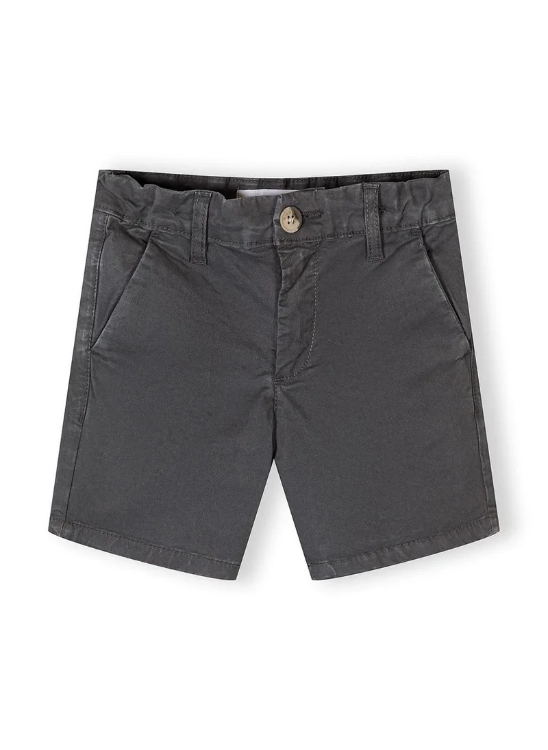 MINOTI Boys chino shorts 2-pack sand and black adjustable waist 3-15 years